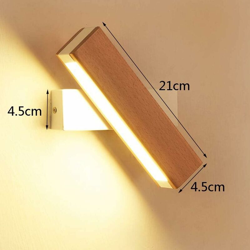 Foco LED de techo – Lámpara de pared ajustable de 360° COB Iluminación LED  Lámpara de pared o luz de punto blanco frío 10W 6000K / blanco cálido 3000K