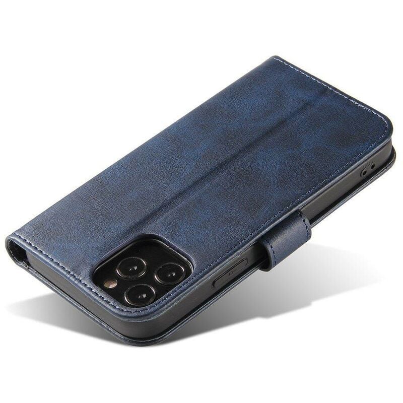 Premium Magnet Case Buch Tasche Schutzhülle aufklappbare Hülle  Standfunktion Zubehör kompatibel mit Samsung Galaxy A14 5G Blau