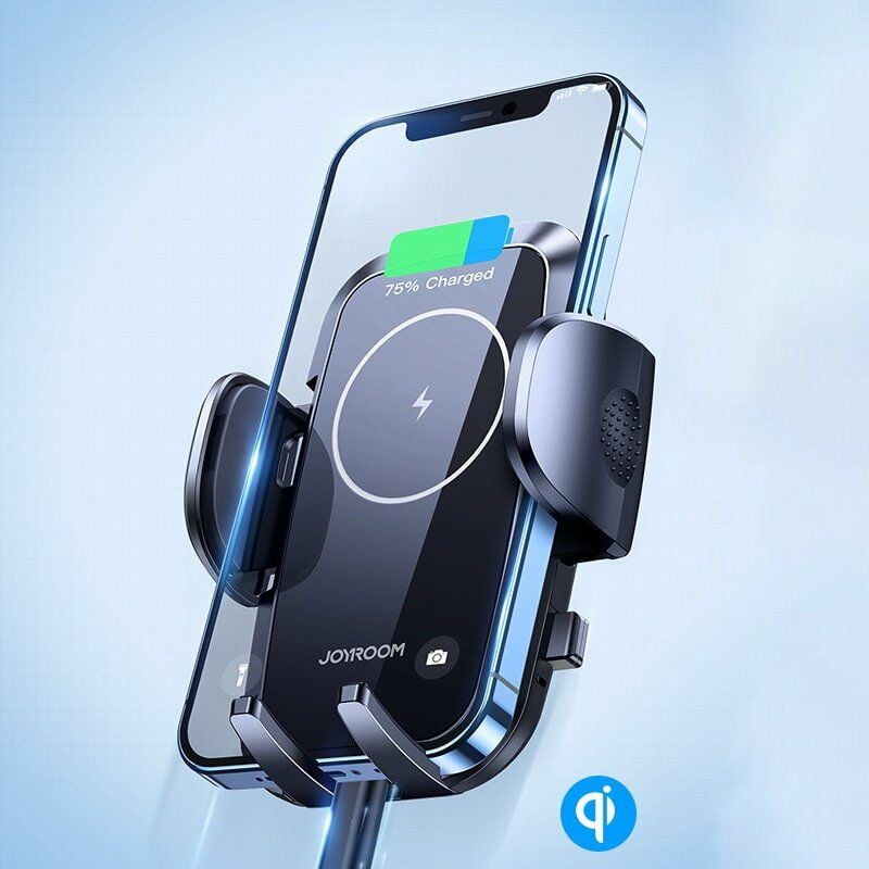 JOYROOM KFZ Handy-Halter mit 15-W-Qi-Wireless-Ladegerät für
