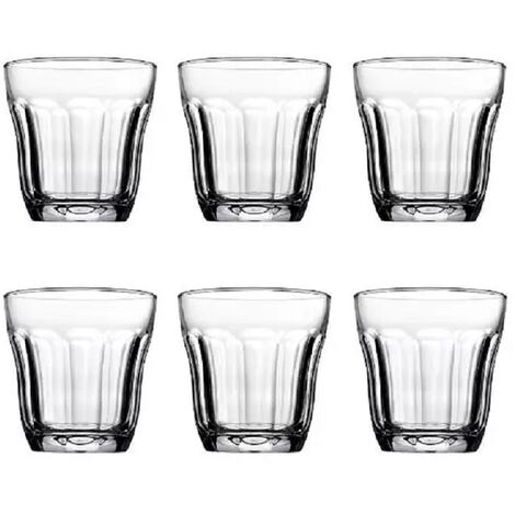 Pasabahce 6-Teilig Likörglas Likör Bardagi Glaskelche Cordial & Likör Extra Mini-Gläser 100ML Transparent