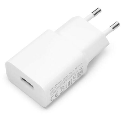 Original Wand-Ladegerät Xiaomi MDY-08-EI (nur Kopf) Schnellladegerät 2A 18W weiß (1/2)