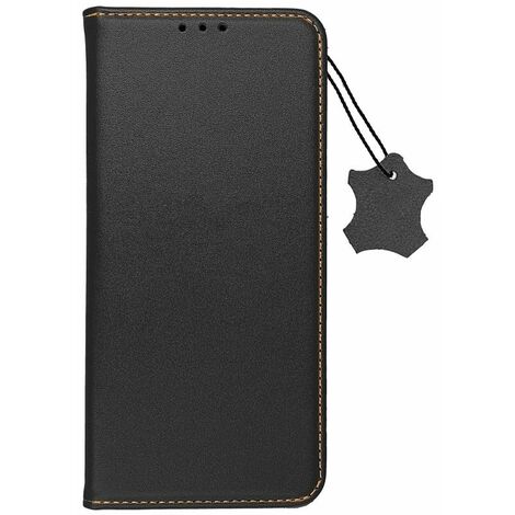 Smart Pro Echt Leder Hülle Tasche kompatibel mit Xiaomi Redmi 13c Schwarz (1/5)