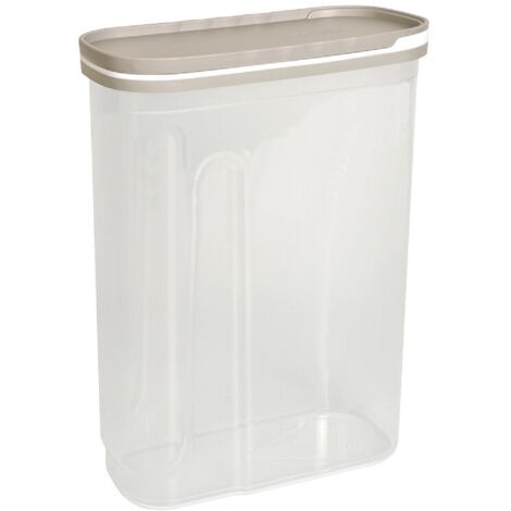 MICHELINO Schüttdose Vorratsdose Aufbewahrungsdose Vorratsbehälter Beige 4000 ml