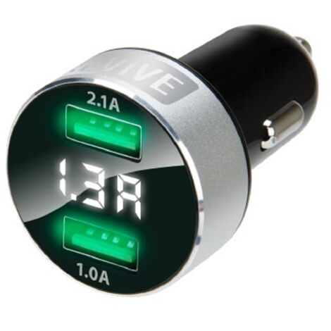 Dual USB Smart Charging Autoladegerät Ladegerät mit Display (1/5)