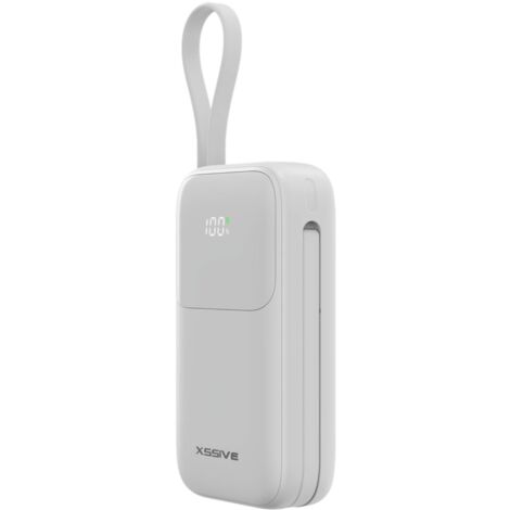 22,5W Power Delivery Schnelllade-Powerbank mit LED-Display Schwarz (1/2)