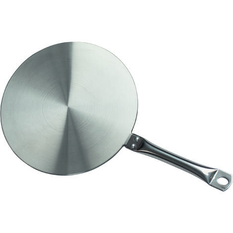 Adapterplatte aus Edelstahl Ø 23,5cm Induktionsadapterplatte Kochfeld Adapter