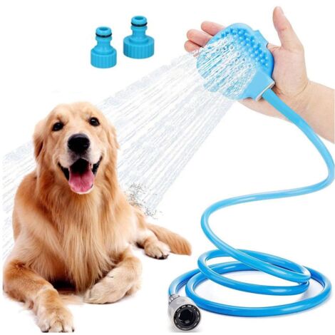 Duschkopf für Hunde mit Silikonhandschuh Sprühkopf Brause (1/3)