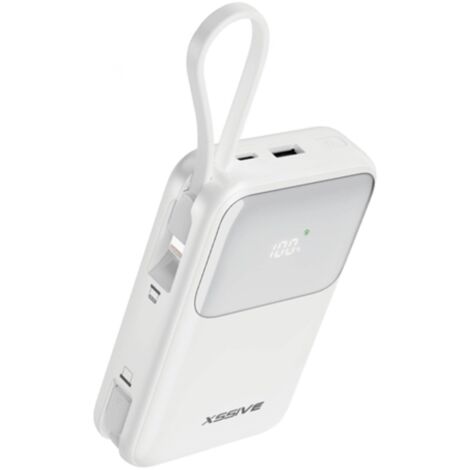 22,5W Power Delivery Schnelllade-Powerbank mit LED-Display Schwarz (1/2)