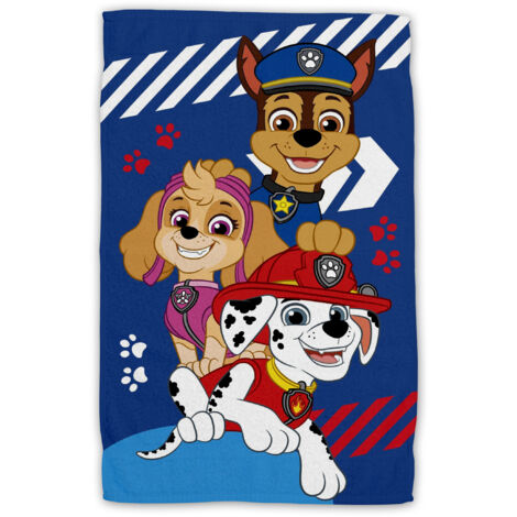 Paw Patrol Set Handtuch & Kappe - Chase, Marshall, Rubble