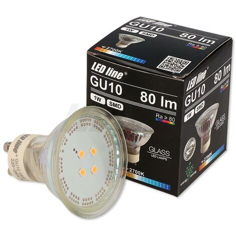 LED Line GU10 5W LED Leuchtmittel Neutralweiß 4000K 450lm Einbauleuchte Lampe 