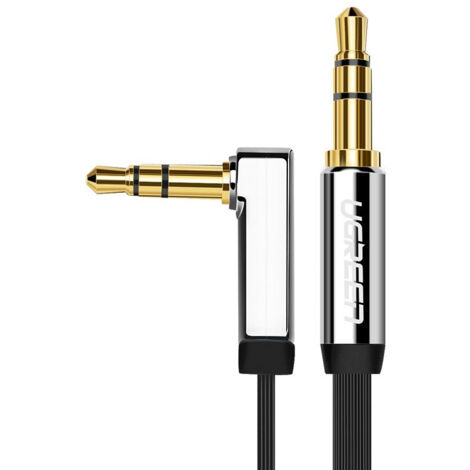 Ugreen Flachkabel AUX Audiokabel 3,5mm Miniklinke 3m silber (10728)
