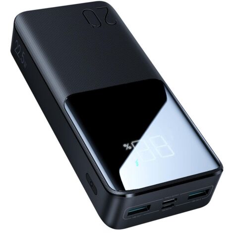 Joyroom Powerbank 22.5W 20000mAh PD QC3.0 AFC Externer Akku Schnell-Ladegerät schwarz (1/5)