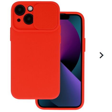 CamShield Silikon Cover Case Slim Handyhülle Schutzhülle mit Kameraschutz Kameraabdeckung kompatibel mit Motorola Moto G50 Rot (1/4)