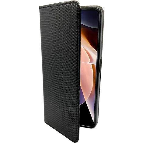 Buch Tasche "Smart" kompatibel mit XIAOMI REDMI NOTE 11 PRO PLUS 5G Hülle mit Standfunktion, Kartenfach Schwarz (1/4)