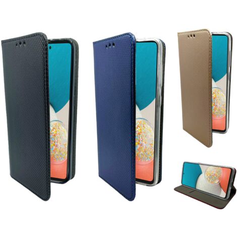 Hülle "Smart" kompatibel mit SAMSUNG GALAXY A54 5G Hülle Brieftasche Schutzhülle mit Standfunktion, Kartenfach Schwarz (1/5)