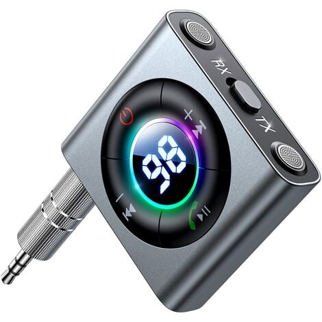 Joyroom Bluetooth AUX Sender (Sender/Empfänger) für Auto, TV grau (JR-CB2)