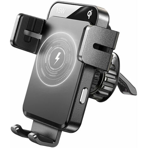 Joyroom Automatisches Lüftungsgitter für Smartphones KFZ Auto Halter mit  15-W-Qi-Wireless-Ladegerät