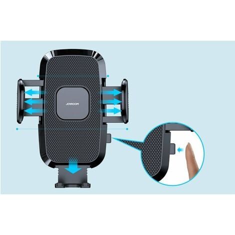 Joyroom Autotelefonhalter mit ausziehbarem Teleskoparm für Armaturenbrett  und Windschutzscheibe schwarz
