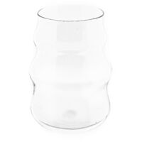 Mulex 2-Teilig Glas Wave Style Gläser Getränkebecher Cocktail- 500 ml