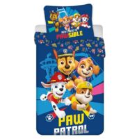 PAW Patrol Bettwäsche-Set Poly-Baumwolle 140x200 cm Bettbezug + 65x65 cm Kissenbezug