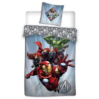 Avengers Bettwäsche-Set 140x200 cm Microfaser Bettbezug & Kissenbezug