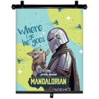 Star Wars Mandalorian Rückziehbarer Auto-Sonnenschutz, einfach zu installieren