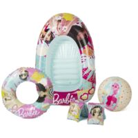Barbie Schwimmset mit Boot für Kinder 4-teiliges Set Ein Must-Have für den Sommer