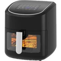 1800 W Heißluftfritteuse, 8 L / 2,5 kg, Touchscreen mit Sichtfenster