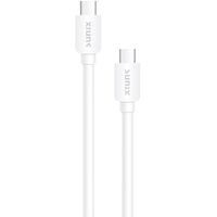 Sunix USB-C auf USB-C Kabel Typ-C Ladekabel Schnell Ladegerät 2000mAh Datenkabel Typ-C kompatibel Smartphones