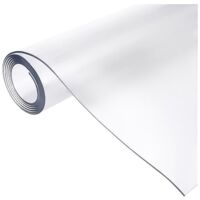 Tischfolie 1.7mm Tischdecke 90 cm 140 cm Schutzfolie Tischschutz Tischmatte PVC transparent klar abwaschbar