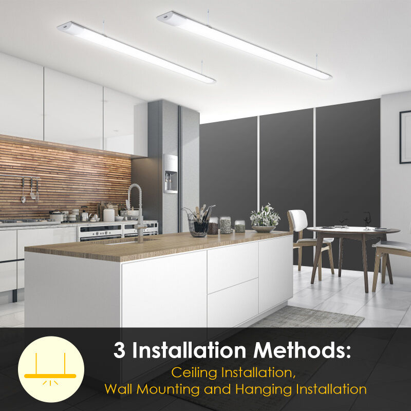 Horoz LED Kellerlampe AYDOS 20W - IP65 Feuchtraumleuchte Schwarz 4200K