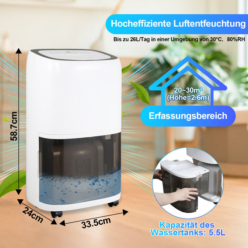 1X Ultra Fresh Luftentfeuchter Feuchtigkeits-Stopper Mit Nachfll