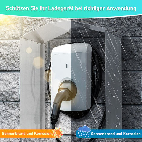 Deactive Swanew Wallbox Regenschutz Edelstahl Dach Wetterschutz F R