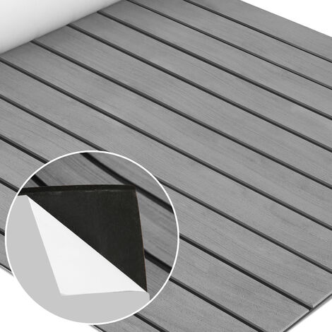 Deck Teppich Garage Matte Selbstklebend Antirutschmatte Grau EVA Yacht Pads