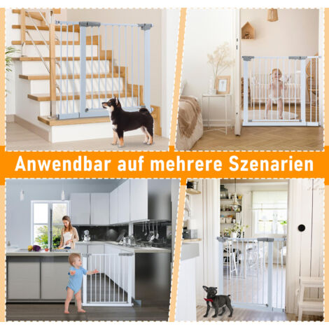 Treppenschutzgitter Türschutzgitter ohne Bohren 7582cm beidseitig