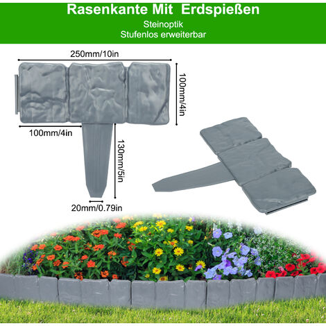 Rasenkante Stein Beeteinfassung Beetbegrenzung PPRasenkanten