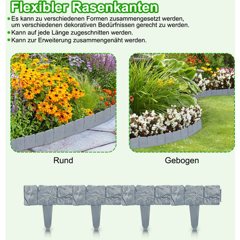 Rasenkante Stein Beeteinfassung Beetbegrenzung PPRasenkanten