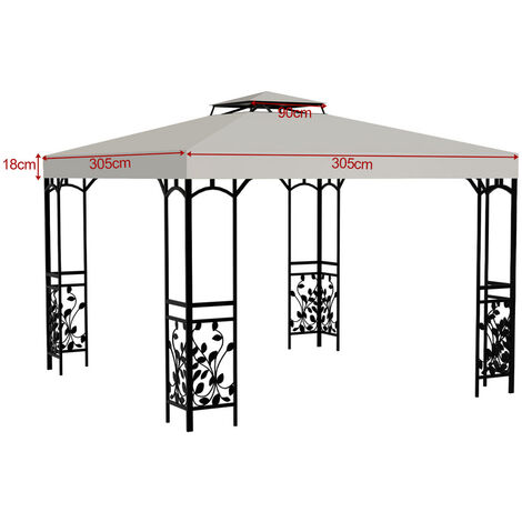 SWANEW Ersatzdach Dach 150g/m2 für Pavillon 150g/m2 Material Partyzelt