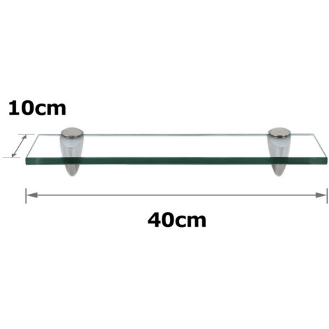 Ib Style® Glasregal 8mm Ablage Wandregal Glasboden Badregal INKL