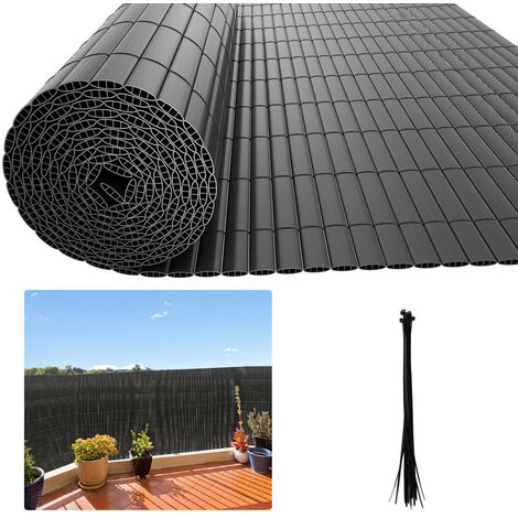 PVC Sichtschutzmatte UVSchutz mit Kabelbindern Outdoor