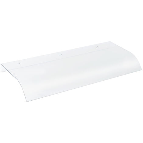 XMTECH Haustür Vordach 50x80cm - Transparent PET Überdachung