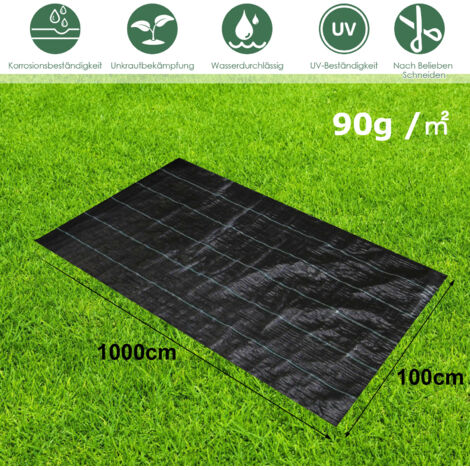 Unkrautvlies 2m 200m² Gartenvlies Unkrautvlies Mulchvlies 80g 1,5m - Foto 7