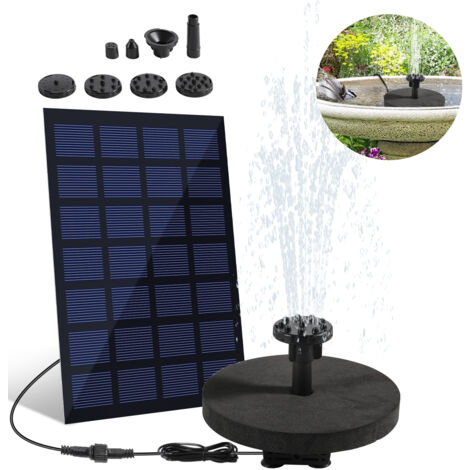 SWANEW Solarpumpe Solar Teichpumpe Gartenteich Pumpenset Solar