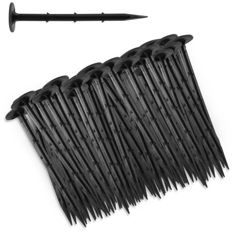 Erdanker Bodenanker Erdspieß Unkrautvlies- Maulwurfgitter- Nägel HaGa