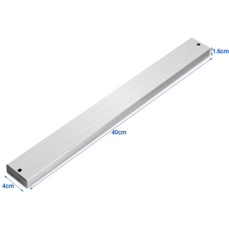 Magnetischer Messerhalter 40,6 Cm Aus Edelstahl – Wandmontiert Oder Klebend, Multifunktional