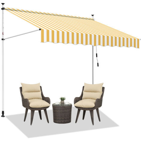 Klemmmarkise Ersatzstoff Camel 2m - Hochdichtes Polyester 320g/m² | UV-Schutz & Wasserdicht