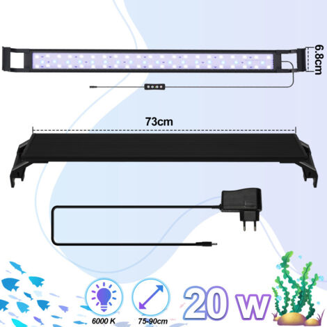 Dickly 2 Stück Aquarium-LED-Ständer, Aquarium-LED Produktbild-Vorschau 8