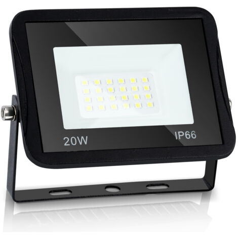 Papasbox 50W LED Strahler, LED Fluter Superhell 5000L Außenstrahler 6000K Kaltweiß, IP65