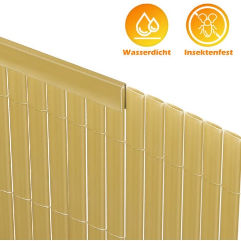SWANEW Sichtschutzmatte PVC Sichtschutzzaun Windschutz fur Garten