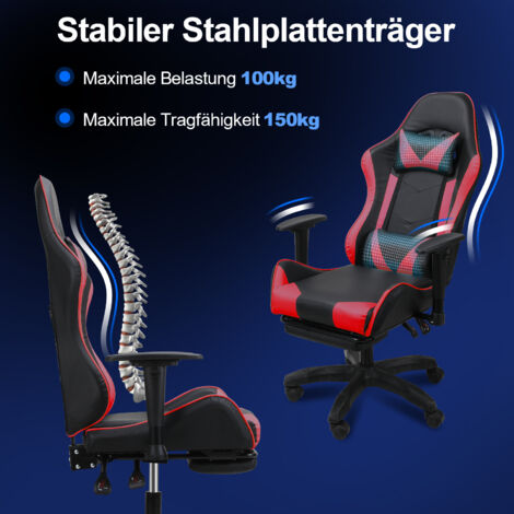 Skelang Bürostuhl-Basis – 71,1 Cm Durchmesser, Verstärktes Metall, Bis 1200 Kg, Ersatz Für Gaming-Stuhl